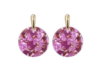 Oorbellen Laura fushia