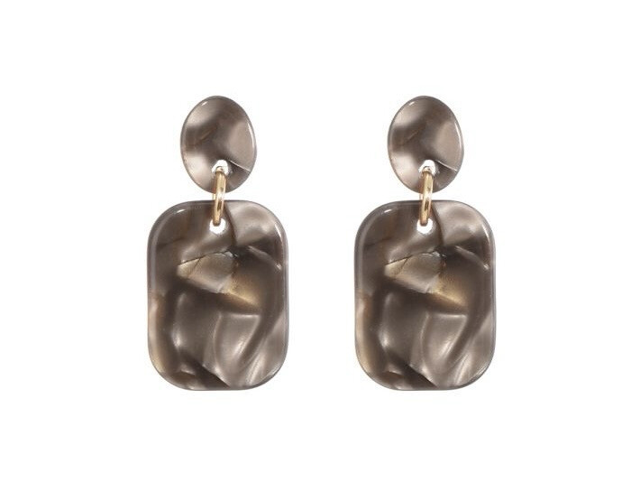 Oorbellen Maud taupe
