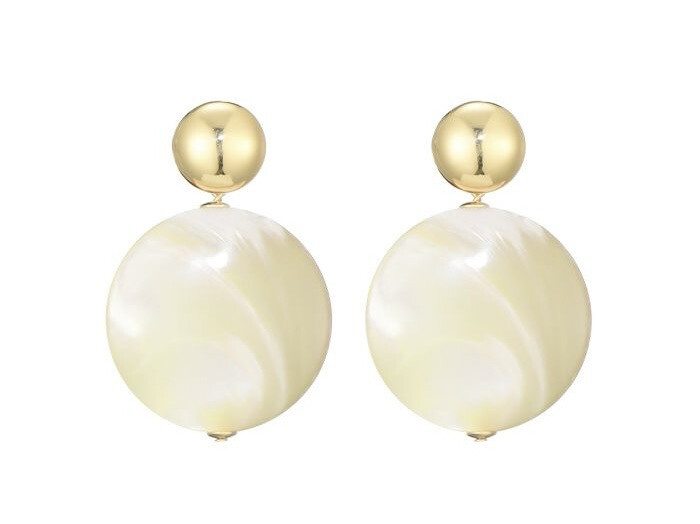 Oorbellen Shelly beige