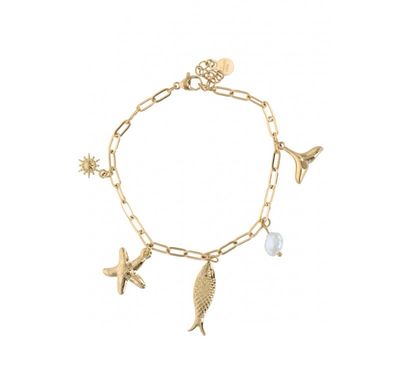 Armband Fish charms