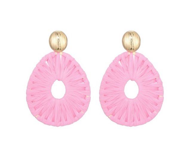 Oorbellen Elzia pink