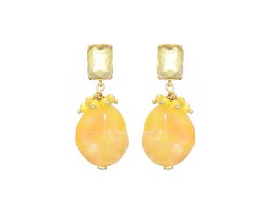 Oorbellen Sandra yellow