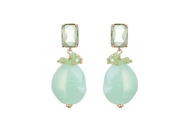 Oorbellen Sandra mint