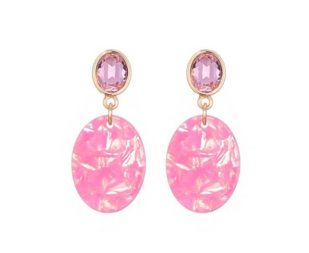 Oorbellen Mila pink
