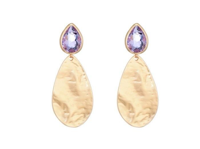 Oorbellen Sandrien purple