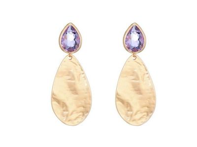 Oorbellen Sandrien purple