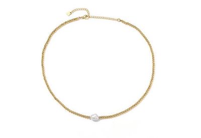 Ketting Pearl gold