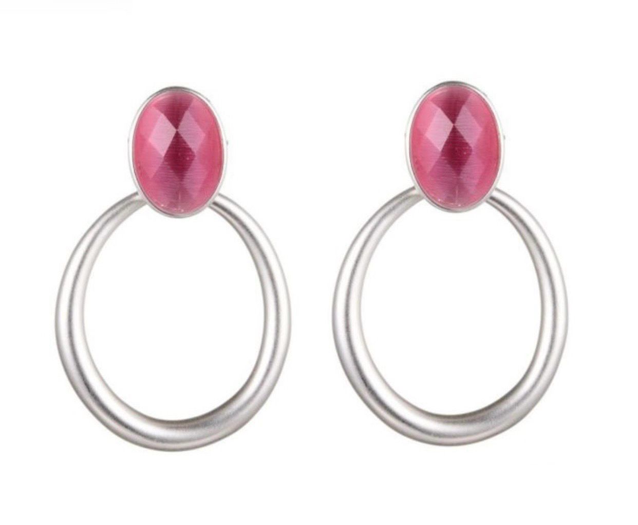 Oorbellen Maggy pink