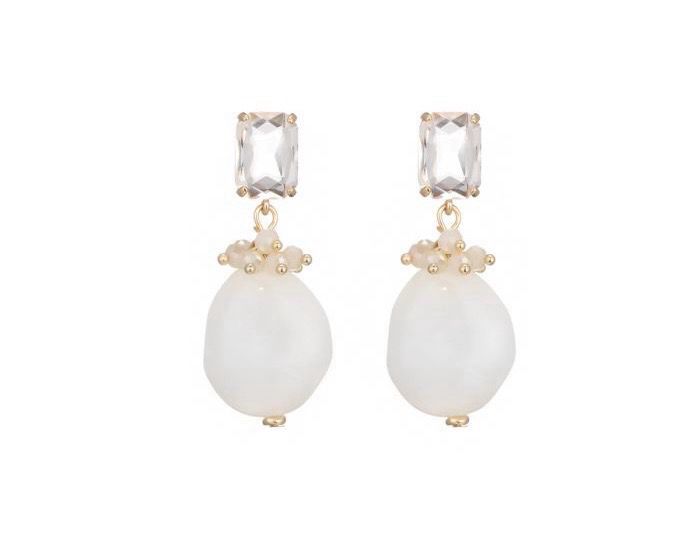 Oorbellen Sandra white