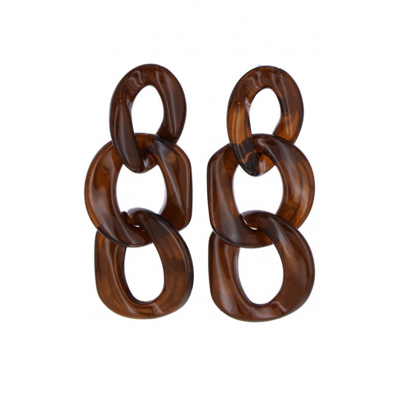 Oorbellen Cerola brown