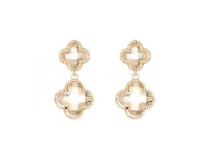 Oorbellen Alexa two beige