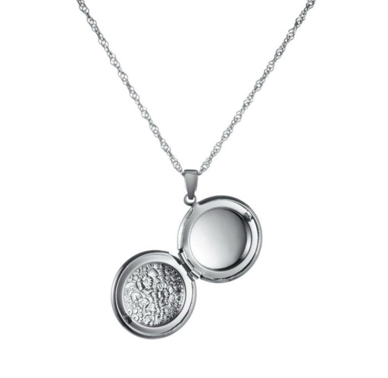 Ketting Photo medaillon silver