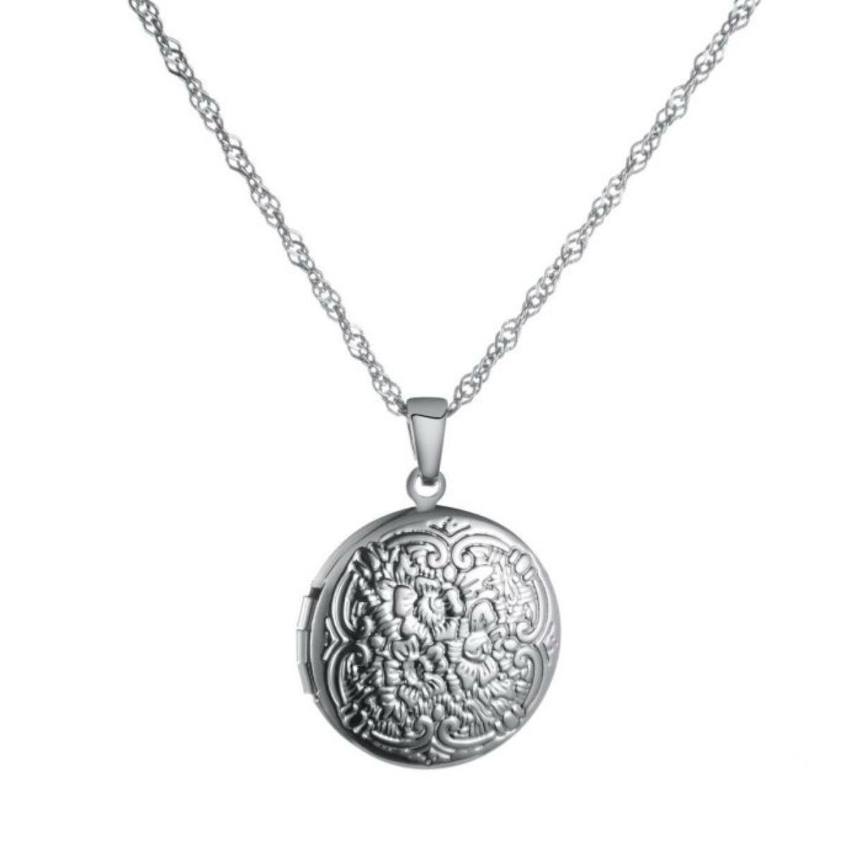 Ketting Photo medaillon silver