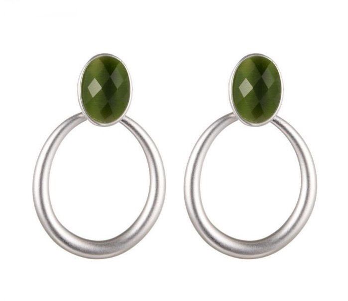 Oorbellen Maggy green