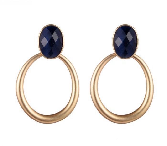Oorbellen Maggy marine