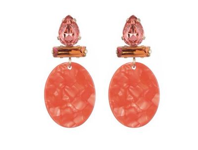 Oorbellen Night orange