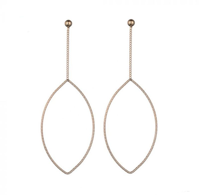 Oorbellen Fine drop gold