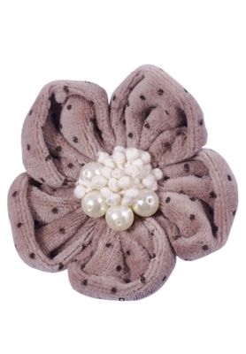 Broche taupe