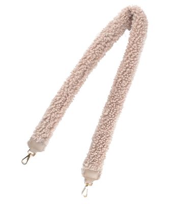 Schouderband teddy beige