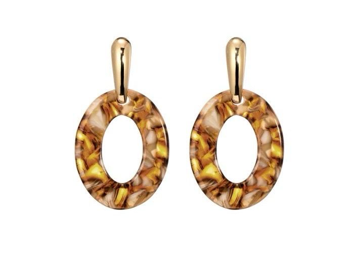 Oorbellen Juliana camel