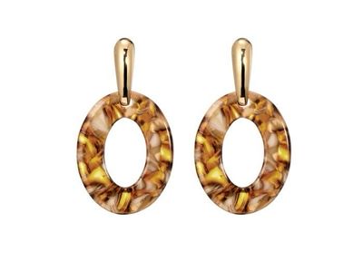 Oorbellen Juliana camel