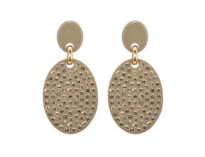 Oorbellen Mara beige