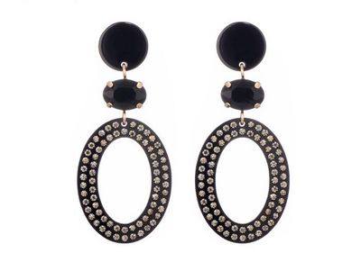 Oorbellen Marine black