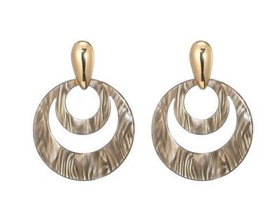 Oorbellen Julina beige