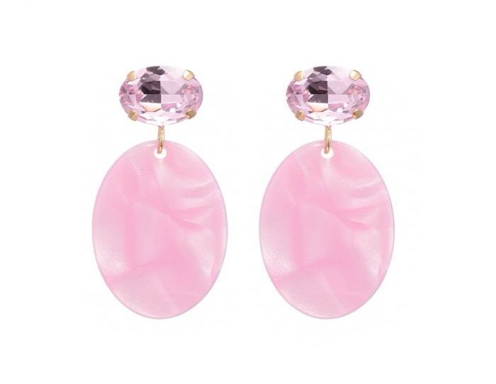 Oorbellen Amanda pink