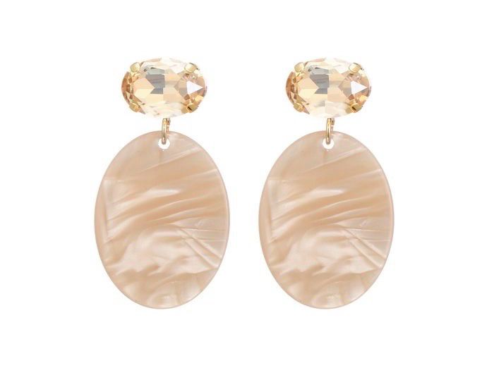 Oorbellen Amanda zalm