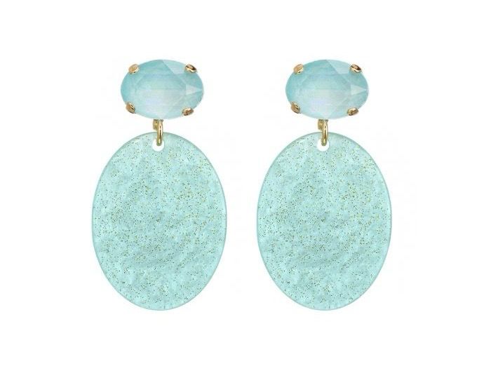 Oorbellen Amanda turquoise