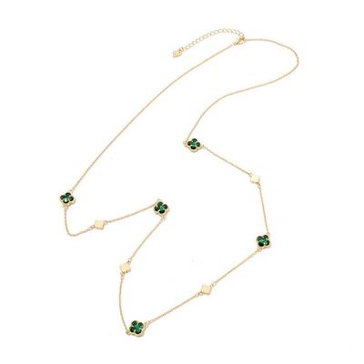 Ketting Clovy long green