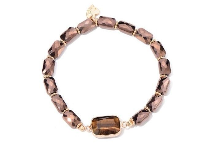 Armband Lara tijger oog