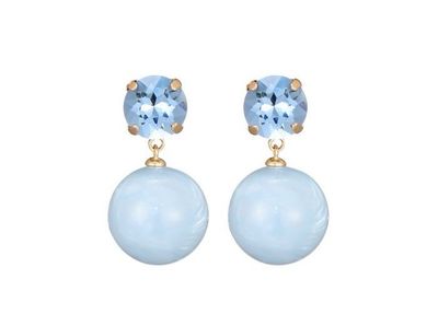 Oorbellen Iris blue