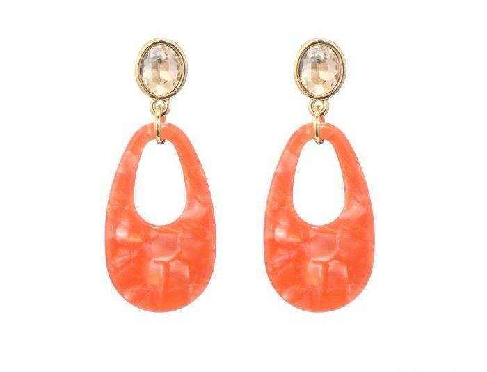 Oorbellen Milana orange