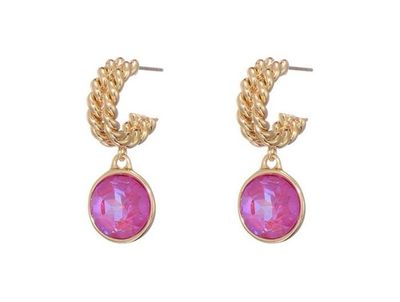 Oorbellen Bie pink