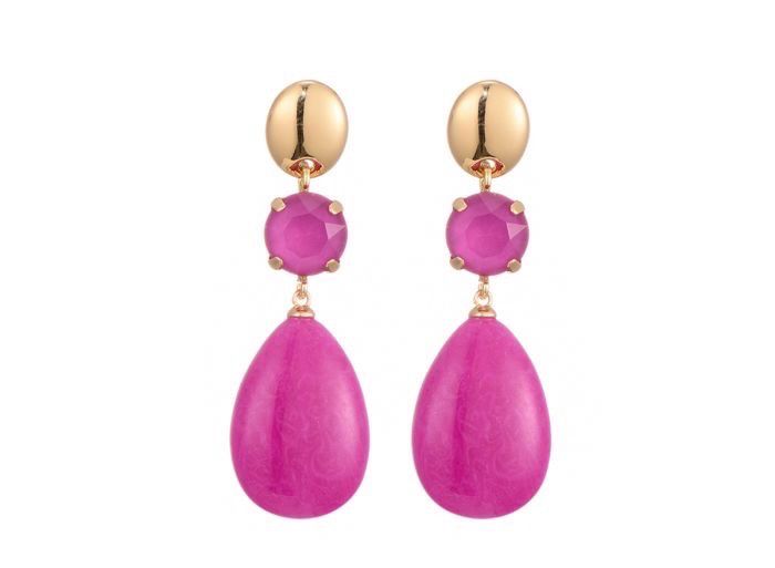 Oorbellen Magalie pink