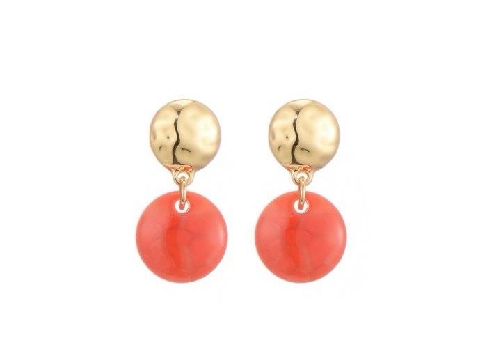 Oorbellen Kiki red