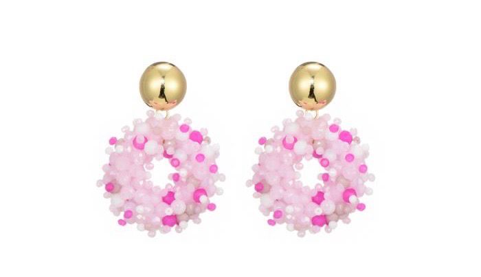 Oorbellen Candy pink