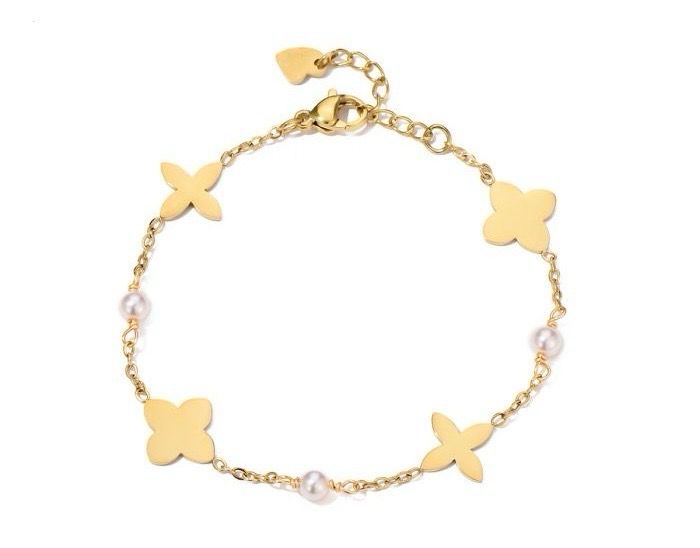 Armband Clover Pearl