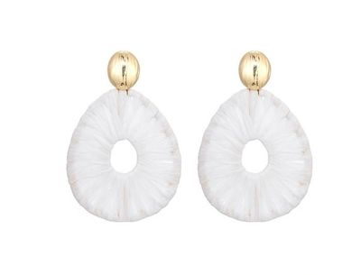 Oorbellen Elzia white