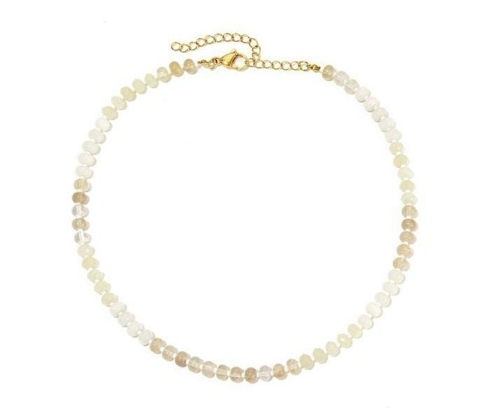 Ketting Jade beige