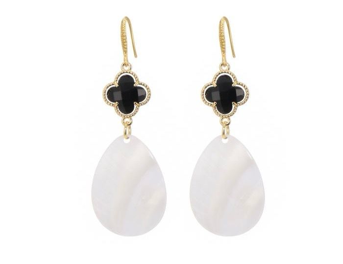 Oorbellen Cleo black
