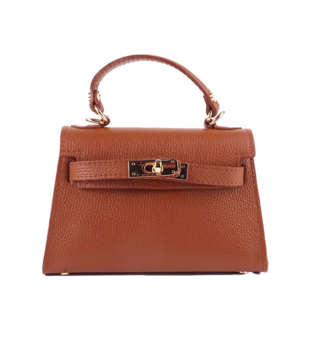 Handtas Amina dark camel