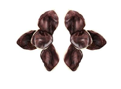 Oorbellen Ariana choco