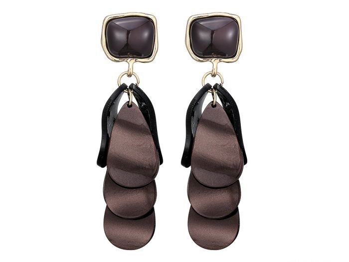 Oorbellen Camilla choco