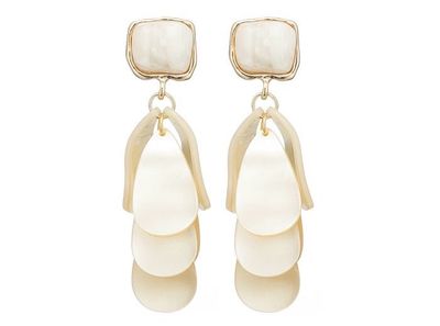 Oorbellen Adriana white