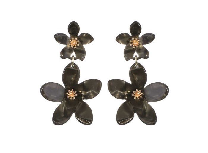 Oorbellen Benja taupe