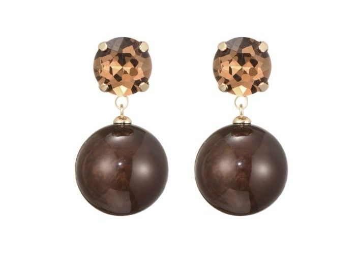 Oorbellen Iris choco