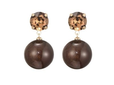Oorbellen Iris choco